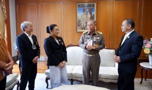 วท.สทป. เข้าพบองคมนตรี เพื่อสวัสดีปีใหม่ 2568 พร้อมรายงานผลการดำเนินงานของคณะในรอบปีที่มีผ่านมา